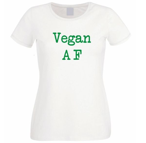 vegan af green letters women tshirt cotton casual funny t shirt for lady yong girl tee drop ship s-227, White
vegan af green letters women tshirt cotton casual funny t shirt for lady yong girl tee drop ship s-227, White