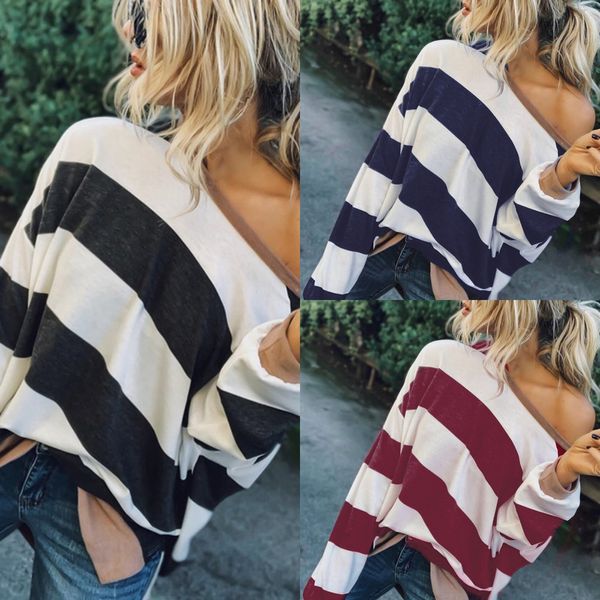 women's autumn and winter new loose striped long-sleeved women's autumn and winter new loose sweater sweaterstriped long-sleeved s, Black
women's autumn and winter new loose striped long-sleeved women's autumn and winter new loose sweater sweaterstriped long-sleeved s, Black