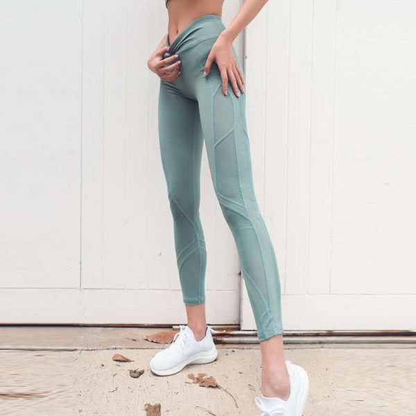 elastic a b c fitness yoga high waist mesh quick drying exercise pants women's tights, Gray
elastic a b c fitness yoga high waist mesh quick drying exercise pants women's tights, Gray