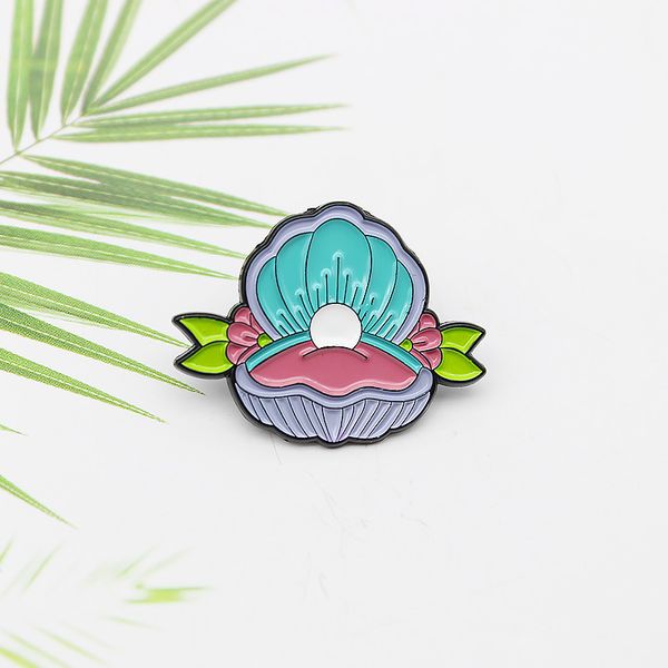 charm sea treasure brooches pearl shell cartoon enamel pins beautiful special fashion jewelry accessories gift for women lapel denim badge, Gray
charm sea treasure brooches pearl shell cartoon enamel pins beautiful special fashion jewelry accessories gift for women lapel denim badge, Gray