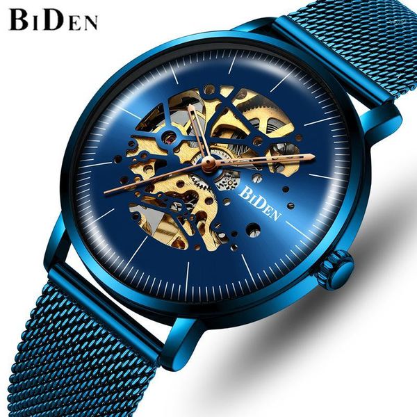 biden brand men's automatic mechanical watches men luxury business watch fashion self winding wrist watch relogio masculino1, Slivery;brown
biden brand men's automatic mechanical watches men luxury business watch fashion self winding wrist watch relogio masculino1, Slivery;brown