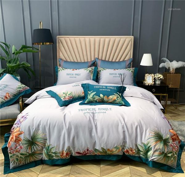 bedding sets 4/6 piece 100% egypt cotton satin bed linen luxury embroidery duvet cover set king size sheets bedcover pink green1
bedding sets 4/6 piece 100% egypt cotton satin bed linen luxury embroidery duvet cover set king size sheets bedcover pink green1