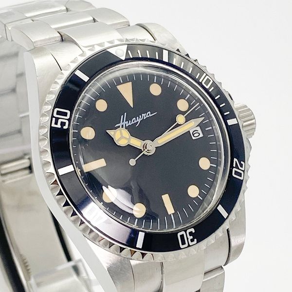 watch automatic mechanical retro men's 40mm sterile dial black aluminum sheet frame luminous m55, Slivery;brown
watch automatic mechanical retro men's 40mm sterile dial black aluminum sheet frame luminous m55, Slivery;brown