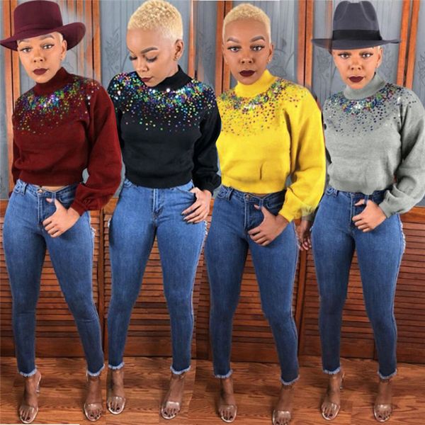 new with sequins womens sweatshirts puff sleeve casual crew neck long sleeve 2021 designer womens clothing, Black
new with sequins womens sweatshirts puff sleeve casual crew neck long sleeve 2021 designer womens clothing, Black