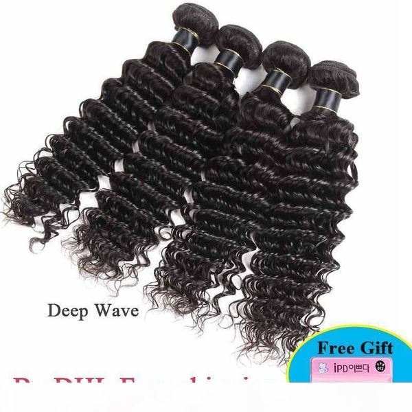 brazilian peruvian deep wave virgin hair 3 4 bundles virgin hair malaysian human hair extensions weaves wefts double by dhl, Black
brazilian peruvian deep wave virgin hair 3 4 bundles virgin hair malaysian human hair extensions weaves wefts double by dhl, Black