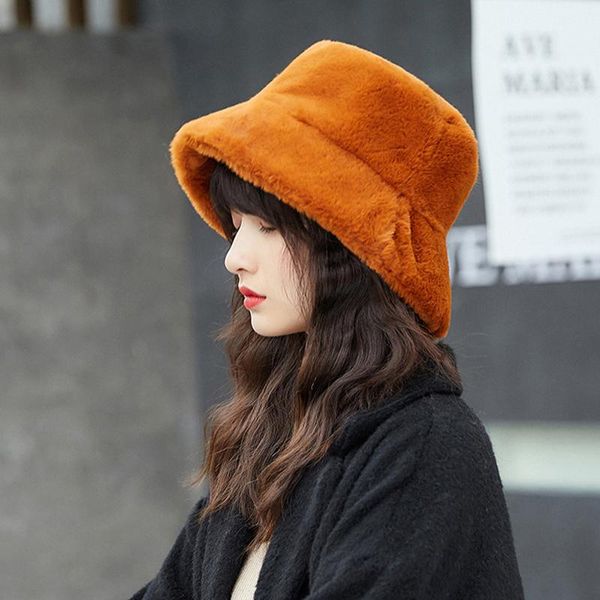 wide brim hats plush women bucket cap solid color casual winter warm fisherman's hat vintage outdoor furry, Blue;gray
wide brim hats plush women bucket cap solid color casual winter warm fisherman's hat vintage outdoor furry, Blue;gray