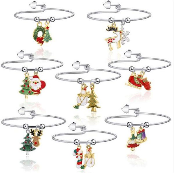 christmas jewelry women girls wrist bracelet santa clause reindeer xmas tree cane pendant bangle metal ring wristband toys ly11091, Red;brown
christmas jewelry women girls wrist bracelet santa clause reindeer xmas tree cane pendant bangle metal ring wristband toys ly11091, Red;brown