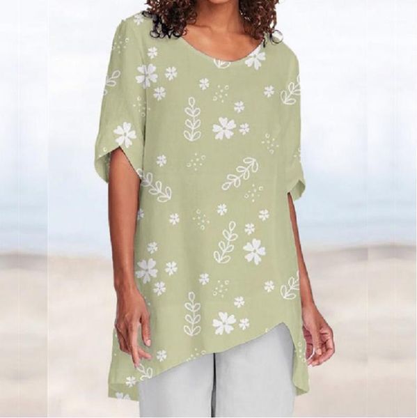 shirt blouse 2020 new casual printing summer women half sleeve shirt retro elegant female party vestidos 5xl1, White
shirt blouse 2020 new casual printing summer women half sleeve shirt retro elegant female party vestidos 5xl1, White
