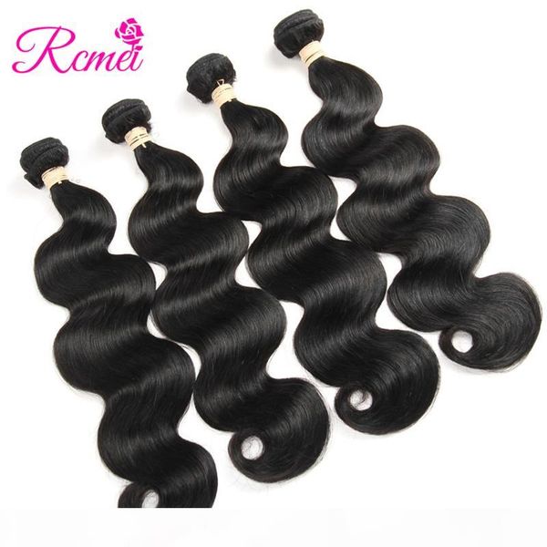 rcmei 100% peruvian human hair natural color body wave unprocess hair 8-28 inch 4 bundles 4pcs lot ing, Black
rcmei 100% peruvian human hair natural color body wave unprocess hair 8-28 inch 4 bundles 4pcs lot ing, Black