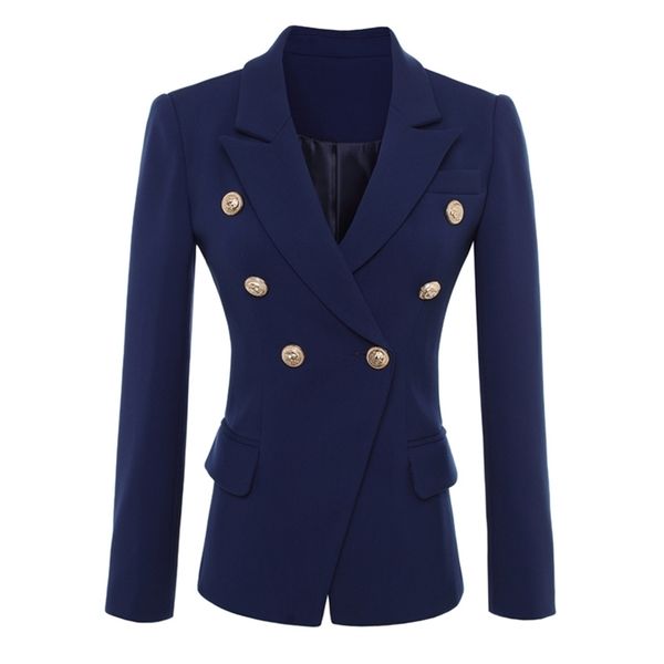 new fashion designer blazer jacket women's gold buttons double breasted blazer outerwear size s-xxxl 201114, White;black
new fashion designer blazer jacket women's gold buttons double breasted blazer outerwear size s-xxxl 201114, White;black
