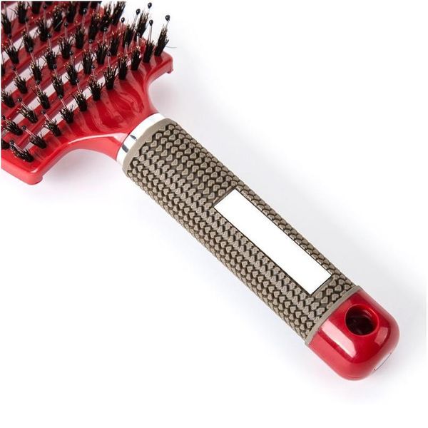 hairbrush bristle nylon comb hair scalp massage salon hairdressing styling tools hairbrush jllsof, Silver
hairbrush bristle nylon comb hair scalp massage salon hairdressing styling tools hairbrush jllsof, Silver