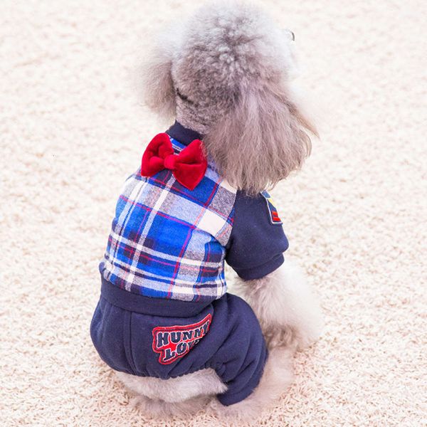 new spring bow tie check four legged thickened cotton padded bear pet dog autumn and winter clothing suppli
new spring bow tie check four legged thickened cotton padded bear pet dog autumn and winter clothing suppli