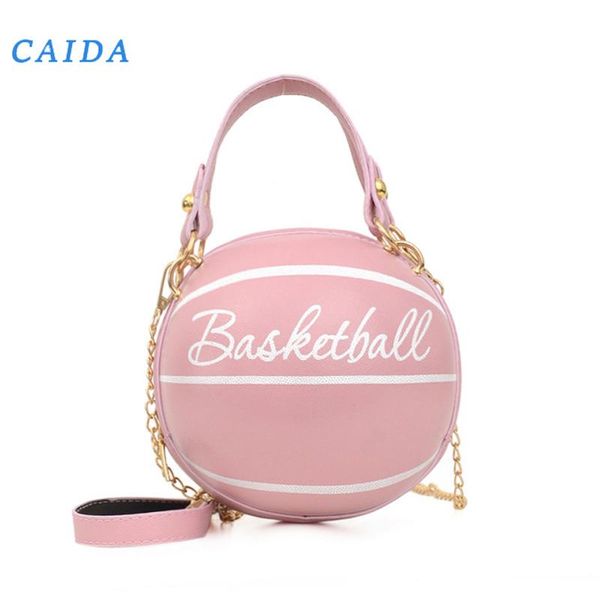 caida personality female leather pink basketball bag 2020 new ball purses for women shoulder bags crossbody chain hand bags hot
caida personality female leather pink basketball bag 2020 new ball purses for women shoulder bags crossbody chain hand bags hot