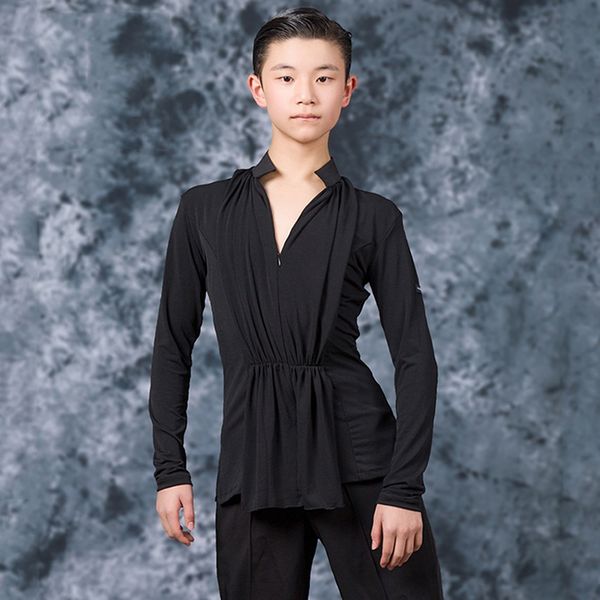 v-neck latin dance for boys salsa dance shirt long sleeves latina practice costume ballroom cha cha dancers outfits jl1052, Black;red
v-neck latin dance for boys salsa dance shirt long sleeves latina practice costume ballroom cha cha dancers outfits jl1052, Black;red