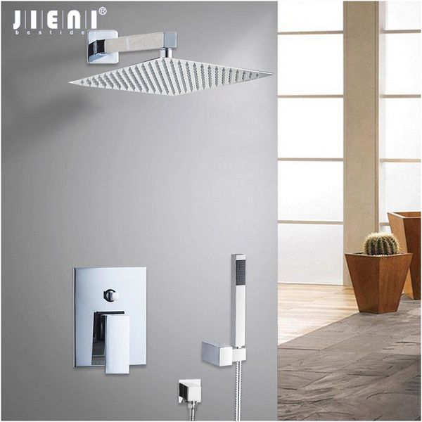 jieni 8 inch wall mounted rain set luxury square head sets hand control valve chrome polished shower faucet 1011
jieni 8 inch wall mounted rain set luxury square head sets hand control valve chrome polished shower faucet 1011