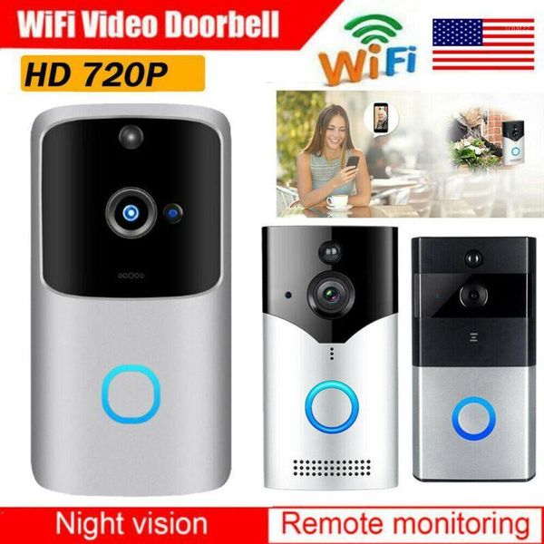 smart wifi doorbell wireless ir video camera intercom record home security bells for aprtment1
smart wifi doorbell wireless ir video camera intercom record home security bells for aprtment1