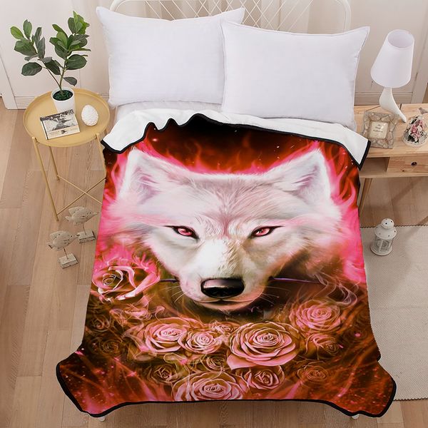 animal theme blanket 3d digital white wolf red roses printed red black fleece blanket black sherpa blanket for kid boy 150x200cm
animal theme blanket 3d digital white wolf red roses printed red black fleece blanket black sherpa blanket for kid boy 150x200cm