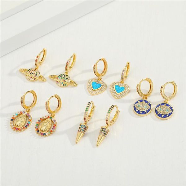 vintage elegant crystal heart hollow maria hoop earrings for women punk rainbow zircon planet evil eye cone ear stud jewelry, Golden;silver
vintage elegant crystal heart hollow maria hoop earrings for women punk rainbow zircon planet evil eye cone ear stud jewelry, Golden;silver