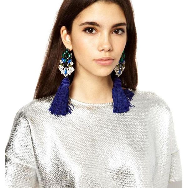 jujia 2020 new wedding tassel statement earring multicolored fashion drop dangle fringe earrings, Silver
jujia 2020 new wedding tassel statement earring multicolored fashion drop dangle fringe earrings, Silver