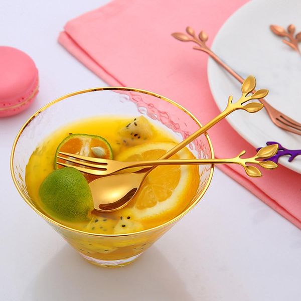 creative leaf shape handle coffee spoon teaspoon dessert snack scoop fork couple spoon fork kitchen accessories tableware h jllchf
creative leaf shape handle coffee spoon teaspoon dessert snack scoop fork couple spoon fork kitchen accessories tableware h jllchf