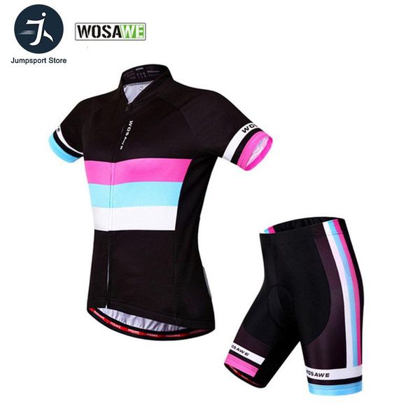 summer woman cycling jersey sleeve pad bicycle jersey racing riding shirt ropa ciclismo breathable jerseys cycling suit, Black;blue
summer woman cycling jersey sleeve pad bicycle jersey racing riding shirt ropa ciclismo breathable jerseys cycling suit, Black;blue