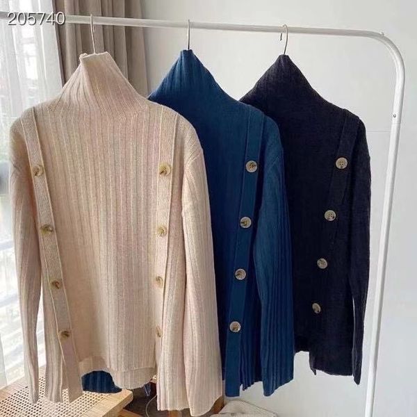 2021 spring fashion women pullovers buttons warm coat high sweater jumpers 5ebs, White;black
2021 spring fashion women pullovers buttons warm coat high sweater jumpers 5ebs, White;black