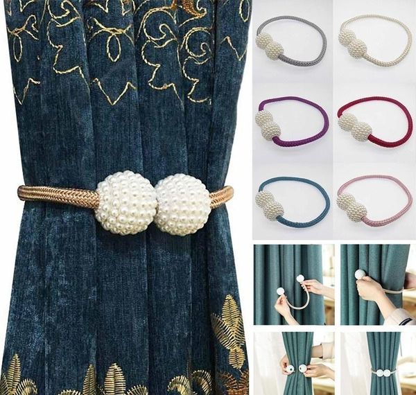 10 decoration backs new magnetic home buckle fashion beads strap pearl curtain pcs holder curtain clips tiebacks simple bind tie bbycn, Silver
10 decoration backs new magnetic home buckle fashion beads strap pearl curtain pcs holder curtain clips tiebacks simple bind tie bbycn, Silver