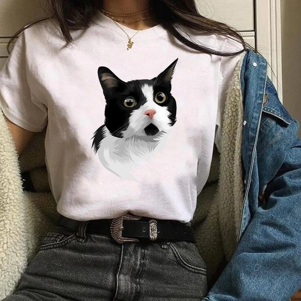 women print graphic cat face mood cartoon 90s cute animal casual printing clothes lady tees t shirt female womens t-shirt, White
women print graphic cat face mood cartoon 90s cute animal casual printing clothes lady tees t shirt female womens t-shirt, White
