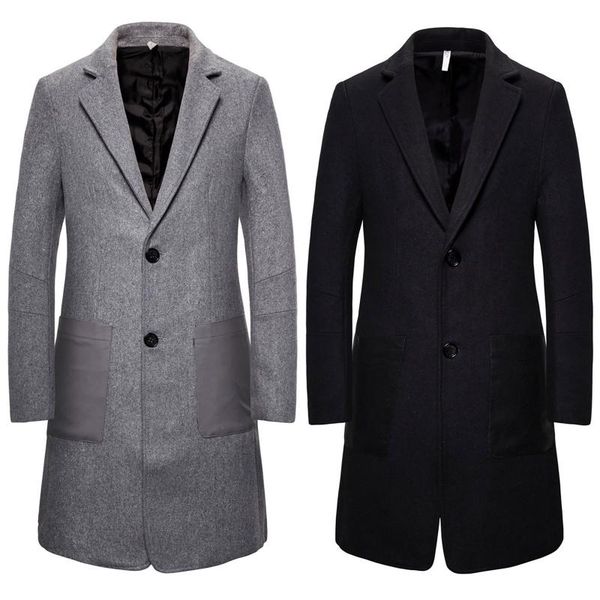 men's jackets autumn and winter jacket 2021 mid-length coat slim-fit woolen lapel solid color wram men#c, Black;brown
men's jackets autumn and winter jacket 2021 mid-length coat slim-fit woolen lapel solid color wram men#c, Black;brown