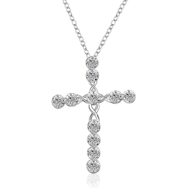 sell new style silver color cz women lady noble crystal necklace fashion jewelry classic cross gift h bbytsg
sell new style silver color cz women lady noble crystal necklace fashion jewelry classic cross gift h bbytsg