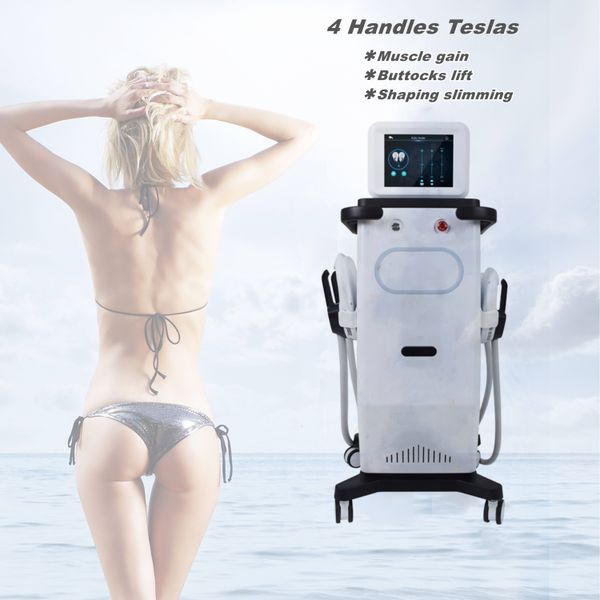 2022 emslim 4 handles cellulite reduce therapy machine for body slimming and shaping muscle beauty instrument
2022 emslim 4 handles cellulite reduce therapy machine for body slimming and shaping muscle beauty instrument