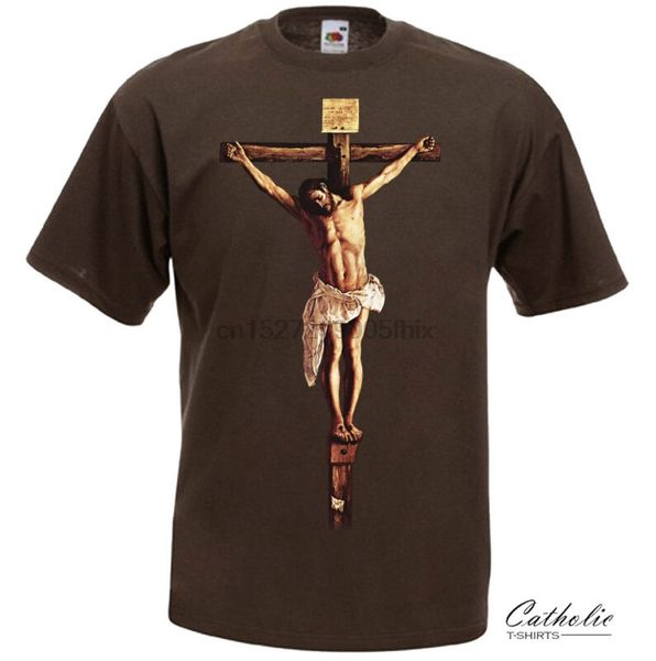 спорт иисус христос на кресте распятие католическое christian brown t-shirt 2019 новые мужские смешной slim fit o шеи мужчины tees
спорт иисус христос на кресте распятие католическое christian brown t-shirt 2019 новые мужские смешной slim fit o шеи мужчины tees