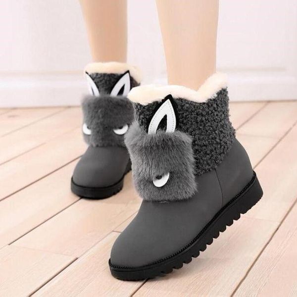 gray fashion warm women winter snow boots plush rubber ladies platform winter boots fur warm women casual, Black
gray fashion warm women winter snow boots plush rubber ladies platform winter boots fur warm women casual, Black