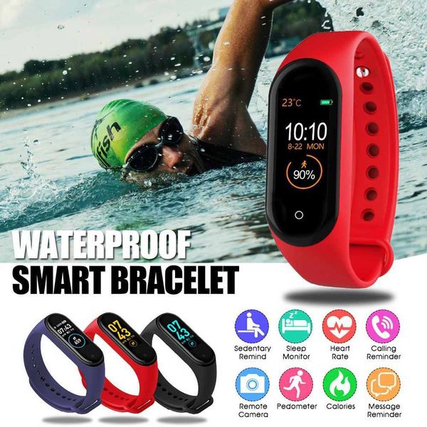 m4 men's women's intelligent wristband, sports watch with prsure and pulse controlbgt
m4 men's women's intelligent wristband, sports watch with prsure and pulse controlbgt