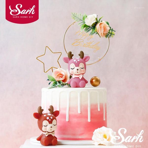 fawn sika deer cake ers star artificial flower decorations for birthday party supplies wedding baby shower baking love gifts1
fawn sika deer cake ers star artificial flower decorations for birthday party supplies wedding baby shower baking love gifts1