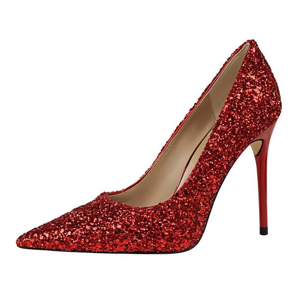 women pointed sequins pump high heel fashion wedding shoes ladies wild banquet shoes high heels new 9.5cm dropship fashion, Black
women pointed sequins pump high heel fashion wedding shoes ladies wild banquet shoes high heels new 9.5cm dropship fashion, Black