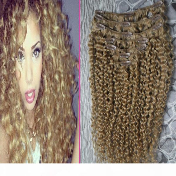 brazilian virgin hair honey blonde kinky clip ins 100g 7pcs brazilian kinky curly clip in human hair extensions, Black;brown
brazilian virgin hair honey blonde kinky clip ins 100g 7pcs brazilian kinky curly clip in human hair extensions, Black;brown