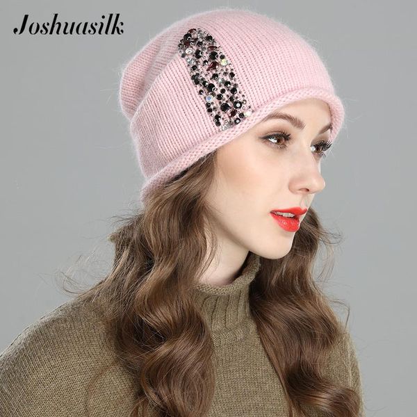beanie/skull caps joshuasilk style autumn winter women hat knitted angora wool one layer colored stone jewelry for girl, Blue;gray
beanie/skull caps joshuasilk style autumn winter women hat knitted angora wool one layer colored stone jewelry for girl, Blue;gray