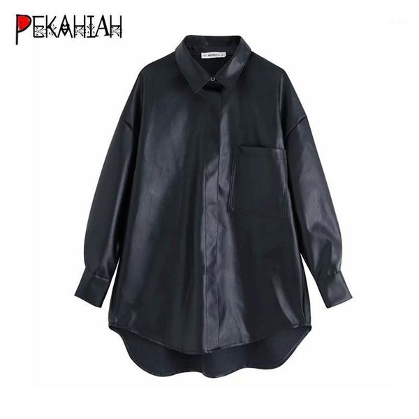 winter black faux leather blouse women full streetwear long sleeve loose long shirt punk office ladies pu blouse 20191, White
winter black faux leather blouse women full streetwear long sleeve loose long shirt punk office ladies pu blouse 20191, White