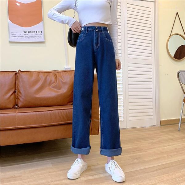 women's jeans big size 4xl denim women winter high waist loose lady wide leg cropped long pants autumn student straight trousers1, Blue
women's jeans big size 4xl denim women winter high waist loose lady wide leg cropped long pants autumn student straight trousers1, Blue