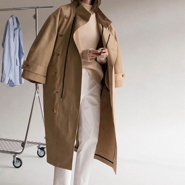 women trench coat loose big pocket single breasted zipper simple solid color lady long jackets autumn winter new 1028, Tan;black
women trench coat loose big pocket single breasted zipper simple solid color lady long jackets autumn winter new 1028, Tan;black