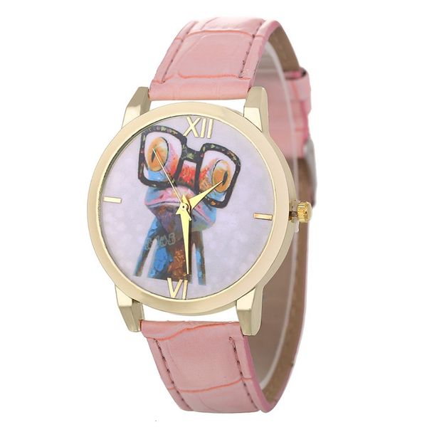 funny frog pattern classic luxury fashion leather strap women quartz watch girls women valentine gifts montre sport, Slivery;brown
funny frog pattern classic luxury fashion leather strap women quartz watch girls women valentine gifts montre sport, Slivery;brown