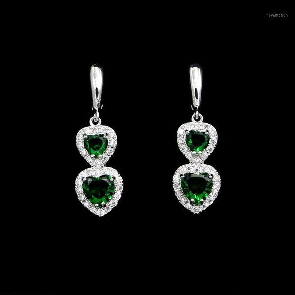 heart shaped 925 sterling silver wedding earrings green stone white crystal for women1
heart shaped 925 sterling silver wedding earrings green stone white crystal for women1