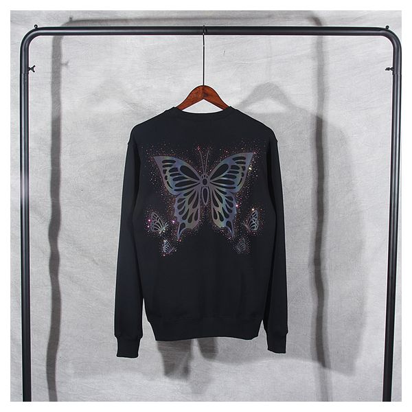 2021 new diamond laser butterfly printed cotton men hip hop street style trend long sleeve hoodie for women dt6i, Black
2021 new diamond laser butterfly printed cotton men hip hop street style trend long sleeve hoodie for women dt6i, Black