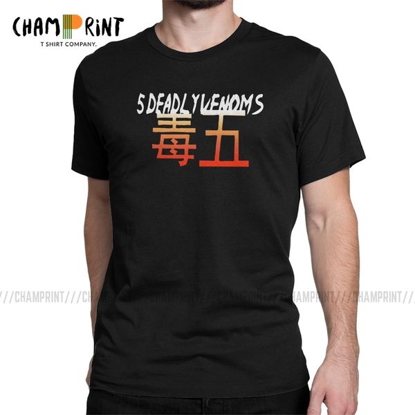 sport men's t-shirts five deadly venoms vintage pure cotton tees short sleeve t shirts crew neck unique
sport men's t-shirts five deadly venoms vintage pure cotton tees short sleeve t shirts crew neck unique