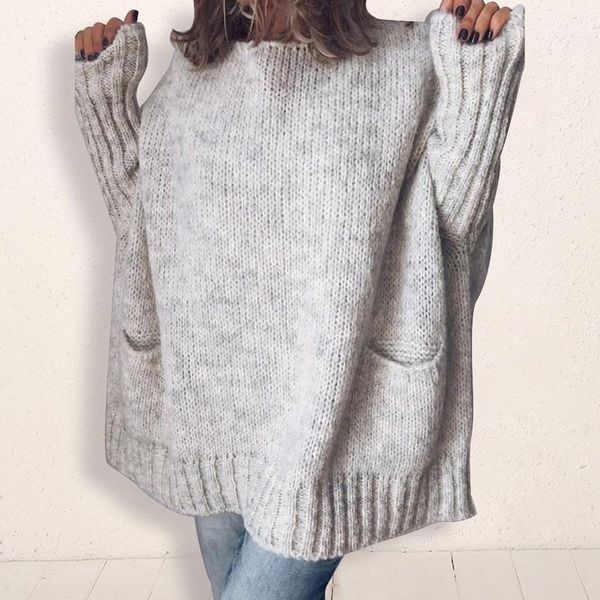 women loose sweater knitted pocket jumper autumn winter casual pullovers batwing long sleeve big loose sweater girls1, White;black
women loose sweater knitted pocket jumper autumn winter casual pullovers batwing long sleeve big loose sweater girls1, White;black
