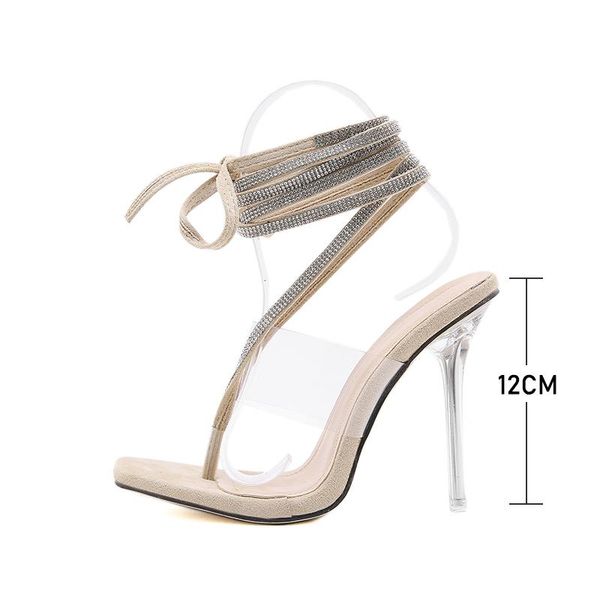 women crystal ankle strap transparent high heels female 2021 sandals big size ladies shoes women's summer flip flops woman slide, Black
women crystal ankle strap transparent high heels female 2021 sandals big size ladies shoes women's summer flip flops woman slide, Black