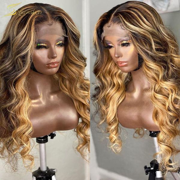 lace wigs highlight honey blonde 13x6 front wig deep loose wave ombre brown colored human hair for black women preplucked full, Black;brown
lace wigs highlight honey blonde 13x6 front wig deep loose wave ombre brown colored human hair for black women preplucked full, Black;brown