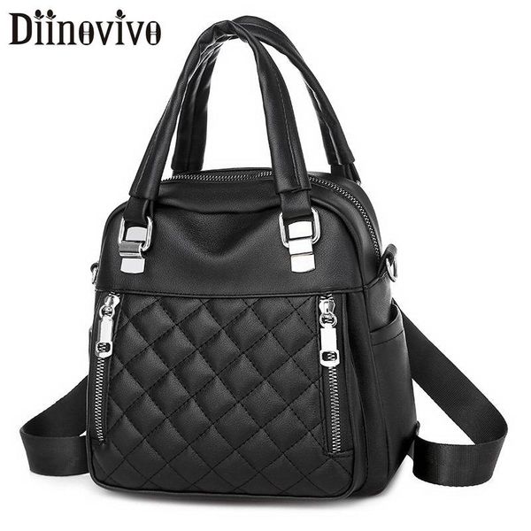 diinovivo solid multifunction backpack women pu leather handbags shoulder bags girls new lozenge messenger bag female whdv1457
diinovivo solid multifunction backpack women pu leather handbags shoulder bags girls new lozenge messenger bag female whdv1457