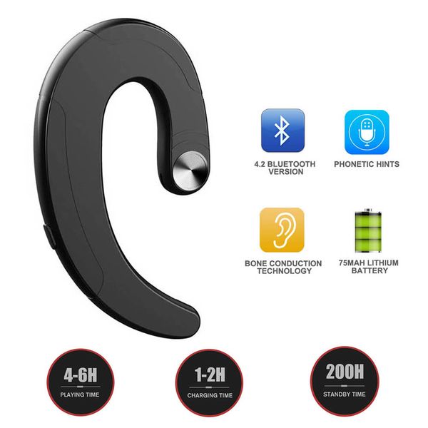 wireless bluetooth headphone single earphone earbuds exquisite headset handsbone conduction earphones headphones with mic
wireless bluetooth headphone single earphone earbuds exquisite headset handsbone conduction earphones headphones with mic